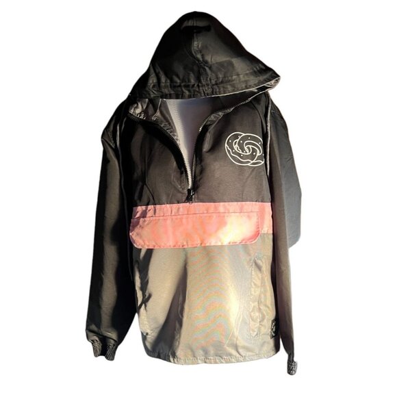 Odd Future Hooded Pullover Jacket W/ Front Pocket & Zipper Accents Size S - Picture 11 of 14